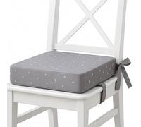 Rialzo Sedia Bambini da Tavolo 32x32x8 cm - Cuscino con Cinghie Regolabili e Base Antiscivolo per Sala da Pranzo - Fodera lavabile in lavatrice a 30 gradi Galaxy