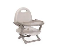 Chicco Pocket Snack Rialzo Sedia per Bambini 6 Mesi-3 Anni (15 kg), Seggiolino Pappa Alzasedia da Tavolo Portatile Seggiolone Da Viaggio Chiusura Compatta, Vassoio Rimovibile, Beige