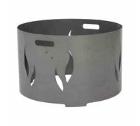 Rialzo Supporto Braciere Cestino Metallo Party Giardino Legno Brucino Caldo 55cm