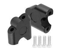 Rialzo Universale Manubrio 22 Mm Moto Adattatore Montaggio Posteriore Rialzo Manubrio Morsetto(Nero)