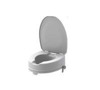 Rialzo WC 10 cm per anziani/disabili con coperchio e senza coperchio
