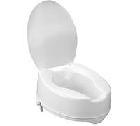 Rialzo WC, AlzaWater Anatomico con Sistema di Fissaggio Laterale (Con coperchio, Altezza 14cm)