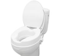 Rialzo WC per Anziani con Coperchio (10 cm) Alzawater per Protesi Anca