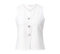 Riani, ,Jackets ,Donna ,Bianco ,M Gilet Elegante con Gioielli