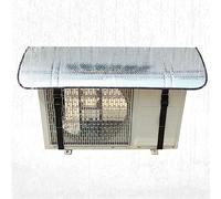 Rianpesn Copertura per condizionatore d'Aria Esterna | condizionatore d'Aria Copre Film Isolante in Alluminio | Forniture protettive per condizionatori d'Aria a Risparmio energetico per Uso