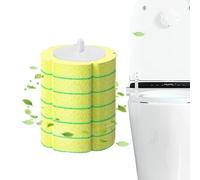 Rianpesn Kit di Scopino USA E Getta con Supporto, Sistema di Pulizia WC USA E WC USA E Getta con 24 Testine di Ricambio, Set di Scopini per La Pulizia del Bagno