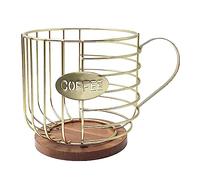 Rianpesn Organizer per cialde di caffè,Robusti portacialde da caffè di Grande capacità per bancone | Portabicchieri per luoghi Commerciali, Bar caffetteria, libreria o Uso Domestico