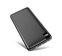 Riapow Power Bank 26800mAh, Caricatore Portatile 22,5W USB C Ricarica Rapida Batteria Esterna con Display a LED & 4 USB Uscite, Powerbank per Smartphone, Tablet e Altri