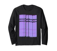 Riavvia I Miei Sentimenti Glitch Tipografia Ripeti synthwave Maglia a Manica