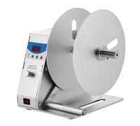 Riavvolgitore automatico di etichette bidirezionale, larghezza etichetta 115 mm e velocità di riavvolgimento regolabile, sincronizzazione con varie stampanti, for ufficio, magazzino, linea di produzio