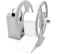 Riavvolgitore automatico di etichette con velocità regolabile e deflettore per una gestione efficiente delle etichette