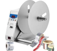 Riavvolgitore Automatico Di Etichette, Riavvolgitore Di Etichette Con Velocità Di Riavvolgimento Regolabile, Conteggio Massimo 9999 E Larghezza Etichetta 115 Mm, Per Etichette, Etichette Di Lavaggio