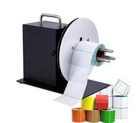 Riavvolgitore automatico di etichette, velocità regolabile per una gestione efficiente delle etichette in logistica, ufficio, magazzino