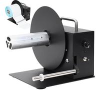 Riavvolgitore di etichette, riavvolgimento automatico bidirezionale di etichette, diametro di riavvolgimento 180mm, larghezza 100mm, velocità regolabile per etichette, codici a barre, adesivi