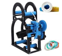 Riavvolgitore di filamento industriale 3D, riavvolgitore di bobina a manovella con controllo della tensione regolabile, telaio rinforzato, per bobine da 20 cm, saldatori, artisti tessili, bricolage