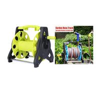 Riavvolgitore manuale a manovella Giardino avvolgitubo Carrello Supporto per