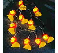 Riaxuebiy Camera dei Bambini Animali Carini Luci Stringa 10LEDs Natalizie Luci Decorative Luce Leggiadramente Bambini Luci Notturne per Scuola Giardino Kid Room Pasqua (1.65m/10led, Leone)