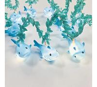 Riaxuebiy Camera dei Bambini Animali Carini Luci Stringa 10LEDs Natalizie Luci Decorative Luce Leggiadramente Bambini Luci Notturne per Scuola Giardino Kid Room Pasqua (1.65m/10led, Squalo-B)