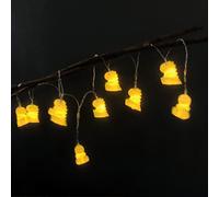 Riaxuebiy Camera dei Bambini Animali Carini Luci Stringa 10LEDs Natalizie Luci Decorative Luce Leggiadramente Bambini Luci Notturne per Scuola Giardino Kid Room Pasqua (1.65m/10led, Dinosauro verde)