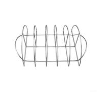 Rib Rack per BBQ 5 Costole Griglia Acciaio