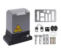 RibasuBB Motore Cancello Scorrevole, Kit Automazione Cancello Scorrevole con 2 Telecomandi, 370W, Max. 600 kg, Apriporta Automatico Operatore per Giardino Garage