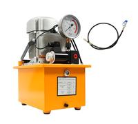 RibasuBB Pompa idraulica elettrica, 750 W, 7 l, 700 bar, pompa idraulica Driven Hydraulic con valvola a pedale, valvola idraulica