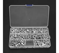 Ribattino di alluminio solido 350pcs, ribattino di alluminio solido della testa del lat, durevole per la fabbrica domestica