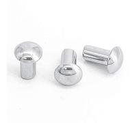 Ribattino solido a testa tonda semi-rotonda in acciaio inossidabile 304, ribattino a testa tonda, ribattino solido-M6 * 10 10 pezzi