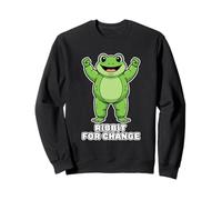 Ribbit for Change Design del Movimento della Rana Carina Felpa