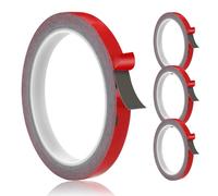 Ribbon Adesivo Doppio Lato 3m Extra Forte - 12m X 10mm (4 X 3m) - Impermeabile, Ultra Resistente per Uso Esterno, Riparazione Auto, Fissaggio LED & DIY
