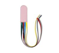 Ribbon Bookmarks Leather with 5 Color Ribbons Creative Bible Page Markers for Teacher Student Book