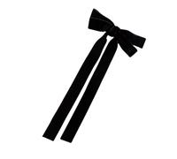 Ribbon Bowtie - Clip per capelli per varie acconciature, antiscivolo, da donna, elegante, per coda di cavallo e treccia