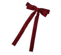 Ribbon Bowtie - Clip per capelli per varie acconciature, antiscivolo, da donna, elegante, per coda di cavallo e treccia