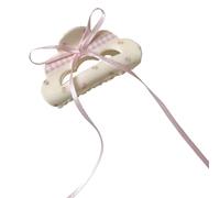 Ribbon Bowtie - Fermaglio per capelli per ragazze, fiori e capelli, clip di mascella, non condizionata, supporto per ponytail, per capelli