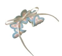 Ribbon Bowtie - Fermaglio per capelli per ragazze, fiori e capelli, clip di mascella, non condizionata, supporto per ponytail, per capelli