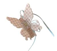 Ribbon Bowtie - Fermaglio per capelli per ragazze, fiori e capelli, clip di mascella, non condizionata, supporto per ponytail, per capelli