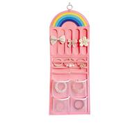 Ribbon Keeper - Accessory Storage for Nursery Spaces | Hanging Fabric Panel featuring See Through Pouch, Space Saving Design & Free Layout for Bow Display and Closet Arrangement
