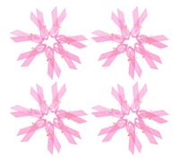 Ribbon Pin Rimovibile 100 Pezzi in Poliestere Rosa per Fundraising