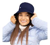 Ribcap Billie Casco Protettivo di Grado Medico | Blu Navy | Casco Morbido per Epilessia | Casco Protettivo per Crisi Epilettiche | Casco per Cadute | Cappello a Secchiello alla Moda | Senza Stigma