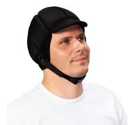 Ribcap Fox Casco Protettivo di Grado Medico | Nero | Casco Morbido per Epilessia | Casco Protettivo per Convulsioni | alla Moda e Senza Stigma