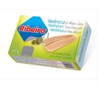 Ribeira Ventresca di Tonno Chiaro all'Olio d'Oliva, Parte Nobile del Tonno, 111g, Confezione da 3