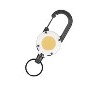 Ribella Del Cavo Pesante - Portachiavi In Acciaio Estensibile | Keechchain A Scomparsa Di Carabiner, Con Clip Badge, Supporto Per Le Opere Di Lavoro Sicuro Per Chiavi, Legami, Coltivazione O ID, Clip