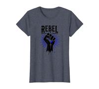 Ribelle con Una Causa: Potente protesta del Pugno Maglietta, Donna, Pervinca, 3XL