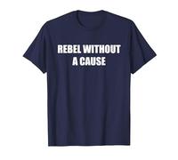 Ribelle Senza Una Causa Maglietta, Uomo, Navy, 5XL