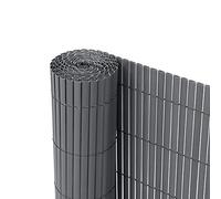 Ribelli Canniccio PVC Recinzione recinto Balcone frangivento, colorazione:Antracite, Distanza:7 Metri, rialzamento:140 cm