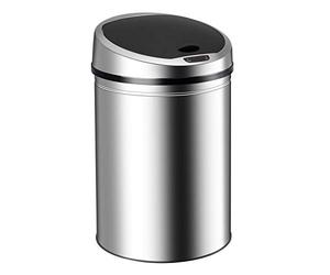 Ribelli Pattumiera con sensore, Metallo, Cromo, 30 litro