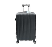 Ribelli Valigia a mano, grande valigetta rigida, trolley con 4 ruote, valigetta da viaggio con serratura TSA, valigetta con manico telescopico, L-XL-XXL, 02056-nero, XXL (115l)