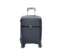 Ribelli Valigia a mano, grande valigetta rigida, trolley con 4 ruote, valigetta da viaggio con serratura TSA, valigetta con manico telescopico, L-XL-XXL, 03201-nero, L (50l)