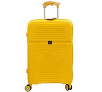 Ribelli Valigia a mano, grande valigetta rigida, trolley con 4 ruote, valigetta da viaggio con serratura TSA, valigetta con manico telescopico, L-XL-XXL, 03216-giallo, XXL (115l)
