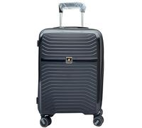 Ribelli Valigia a mano, grande valigetta rigida, trolley con 4 ruote, valigetta da viaggio con serratura TSA, valigetta con manico telescopico, L-XL-XXL, 03201-nero, XXL (115l)